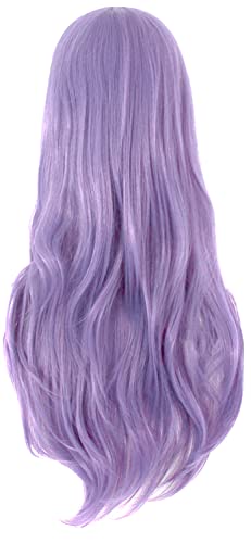 Colorfulpanda Charming Long Curly Wavy Full Hair Wig Light Purple Cosplay Costume Wigs for Women Harajuku Anime Style Halloween Party or Daily Use - Image 3