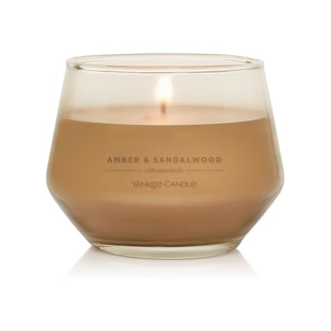 Yankee Candle Studio Medium Candle, Amber & Sandalwood, 10 oz Cover