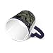 Imagen de FBGHHTY Taza de cerámica con diseño de símbolo de dólar con diseño de cielo estrellado que cambia de color