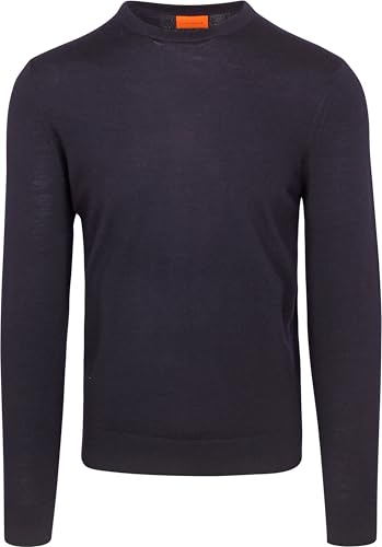Suitable Merino Rundhalspullover Dunkelblau - Grösse XXL - Herren - Modern Fit - Merino-Wolle -