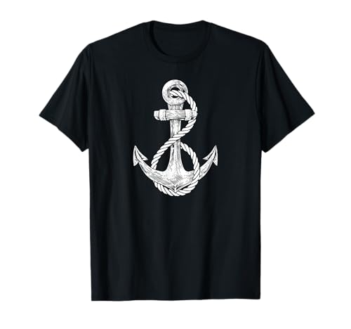 Anker Seil Seegel Seegel Meer T-Shirt