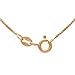 Fashionable Necklace With 1.02ctw Cubic zirconia Well Made in 14K/925 Gold plated Silver Length 18in
