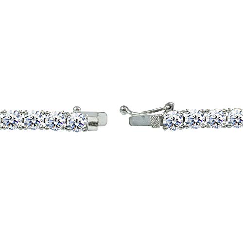 B. BRILLIANT Sterling Silver Round-cut Classic Tennis Bracelet for Women Made with AAA Cubic Zirconia2