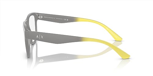 Image of Armani Exchange mens Ax3105f Low Bridge Fit Square Prescription Eyewear Frames