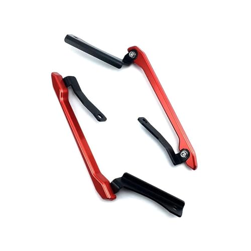 Barras para moto Yamaha FZ09 2021 con acabado deportivo anodizado rojo