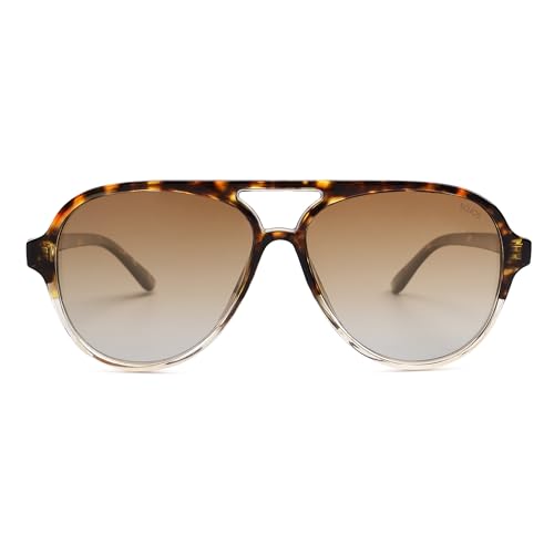 Image of SOJOS Classic Polarized Aviator Sunglasses for Women Men, Retro Trendy Aviators Shades SJ2201