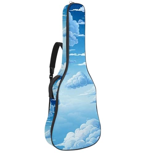 Housse de guitare étanche avec couche de protection antichoc et poches