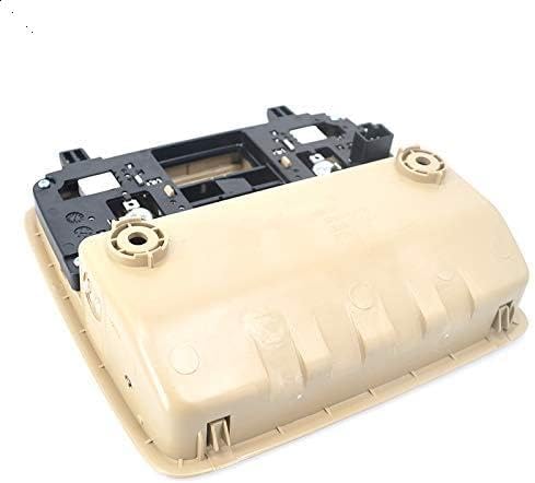 Car Roof Reading Light Plastic Replacement Sunroof Switch Console Map Lamp for Kia Forte.,A-Beige-with Skylight(Withskylight/B-Grey)