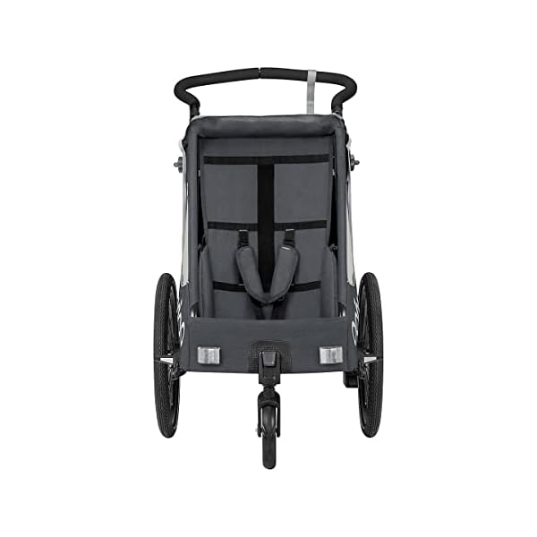 Qeridoo QUPA 1 Kinderanhänger grey – Bild 4