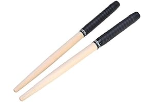 ROSENICE Drumstick Pair of Taiko Maibachi Wood Tip Master Japanese Drum Sticks