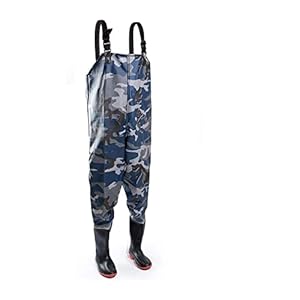 Vissende borstwaders Waterdichte visserijwater met visserslaarzen for mannen en vrouwen (Color : B, Size : 44 EU)
