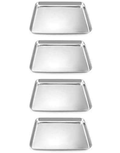 QWORKStainless Steel Utility Tray, Multipurpose...