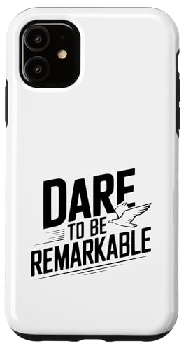 Dare to Be Remarkable �C���X�s���[�V�������p �X�}�z�P�[�X iPhone 11 �p