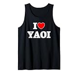 I Love Yaoi Heart Boys Love Fujoshi Otaku Tank Top