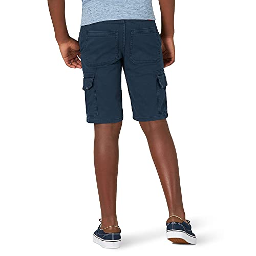Wrangler Boys Premium Stretch Cargo Shorts With Adjustable Waist (Total Eclipse Navy, 4) #TOP1