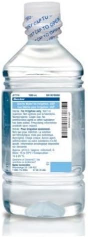 SurgiMac Sterile Water for Irrigation Pour Bottle 1000ml (Pack of 3)