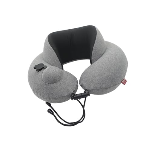 Coussin de nuque gonflable réglable et confortable avec mousse intégrée - 2