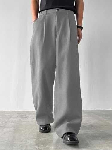 Image of Trillion Mens Formal Pant| Stylish High-Waist Straight Pant for Men