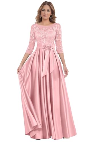 Cadoly Women's Chiffon Half Sleeve Mother of The Bride Dresses for Wedding 2025 High Low A-Line Formal Evening Gown