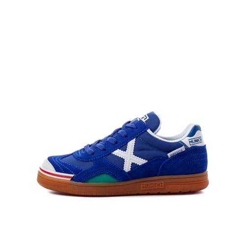 Munich Gresca Kid's, Zapatillas de deporte Unisex niños, Azul, 35 EU