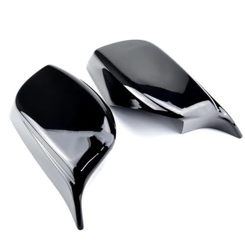 Couvercle rétroviseur BMW E60 E61 E63 E64 noir laqué style carbone