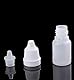 100 Stücke 5 ml Squeezable Tropfflaschen, leere durchsichtige Kunststoff-Tropfflaschen, mit Kindersicherer Kappe, für Kosmetik, ätherische Öle, Reagenzien, Labor, Bonus 20 x Trichter + 2x Etiketten