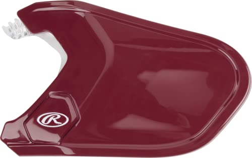 Rawlings | MACH Adjust Face Guard | Adjustable Extension Piece | Maroon | Right-Handed Batter - image 1