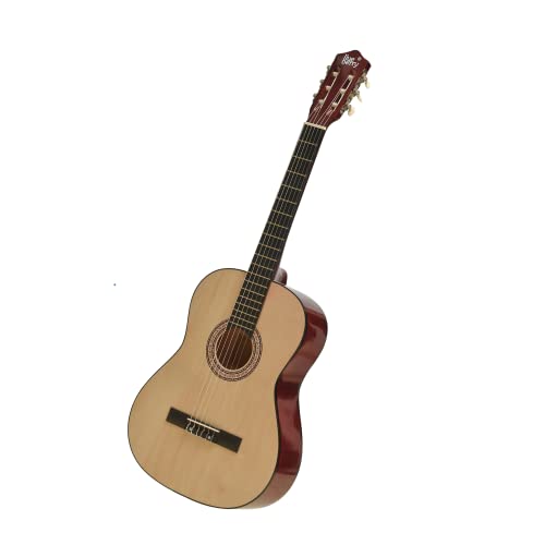 Image of BLUEBERRY VIP-390, Classical Guitar Spruce, Basswood With Bag, Belt, String Set and 2 Picks - 39 Inch (Natural)