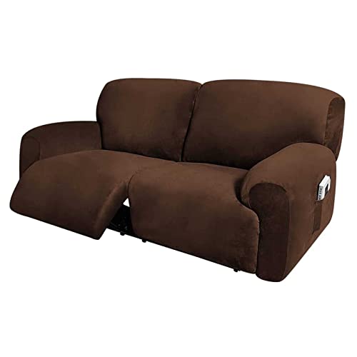Housse de canapé inclinable extensible lavable pour assise extra large usée