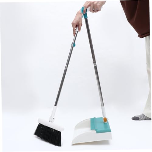 CONGARTENO Faltbares Kehrschaufel Set mit Leichtem Besen und Langlebigen Edelstahlborsten Praktisches Haushaltsreinigungsgerät mit Langem Stiel und Aufhängefunktion Geeignet Zufällige Farbe – Bild 7