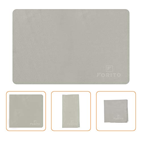 F FORITO Microfiber Liner Cleaning Cloth 13" with Screen Keyboard Imprint Protection, Laptop Keyboard Protector Compatible with MacBook Pro 13" and MacBook Air 13"