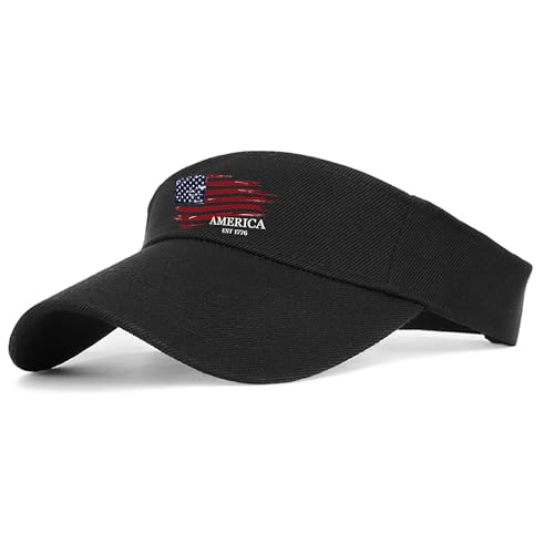 Image of Butterfly Flower Visor Hat Black Women Running Visors Adjustable Size Stylish Sunflower Tennis Summer Sun Visors for Men Boy