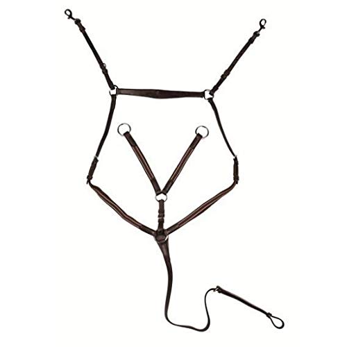 Pferdemartingal-Stopper Aus Gummi (1 Paar) – Für Laufende & Stehende Martingale, Braun