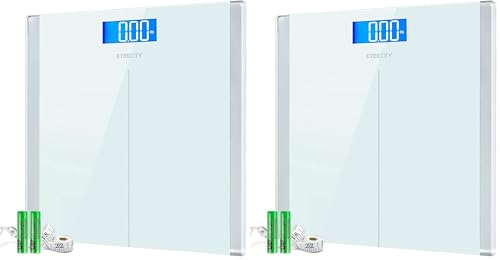 Image of Etekcity Digital Body Weight Bathroom Scale with Step-On Technology, 400 Lb, White (Pack of 2)