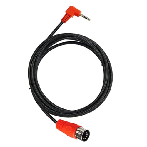 Cable adaptador Jack 3.5mm a DIN 5PIN 1.5m ángulo 90° miniatura 4