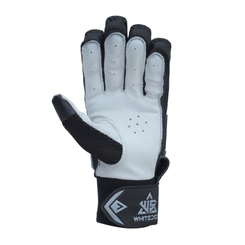 Image of WHITEDOT Sports Capital Pu Cricket Batting Gloves (Black Boys /Small Right Hand)