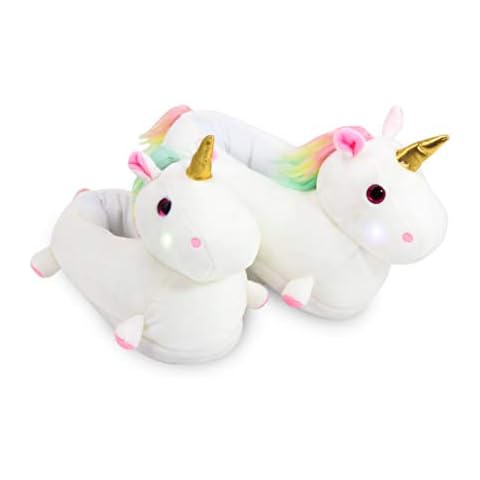 Flashing LED Unicorn Ladies Slippers Cover