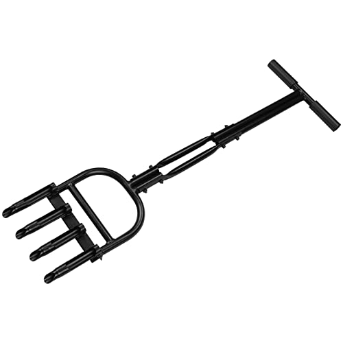Hermsche Manual Lawn Coring Aerator Plug Aeration 4 Core with Slope Top