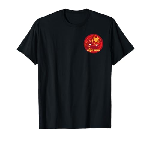 T-shirt Iron Man Avengers Marvel vêtement col rond imprimé