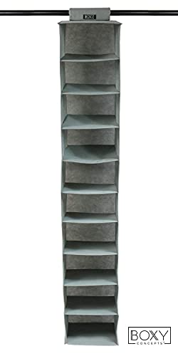 Boxy Concepts Hat Rack - 10 Shelf Hanging Closet Hat Organizer For Baseball Caps - Hat Storage To Protect Your Caps With This Hat Hanger - Easy Hat Holder & Baseball Hat Organizer #TOP5