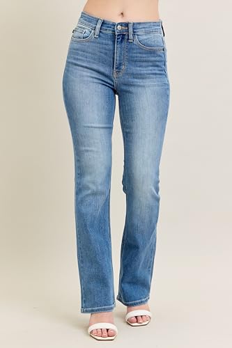 Judy Blue High Waist Classic Contrast Wash Bootcut3