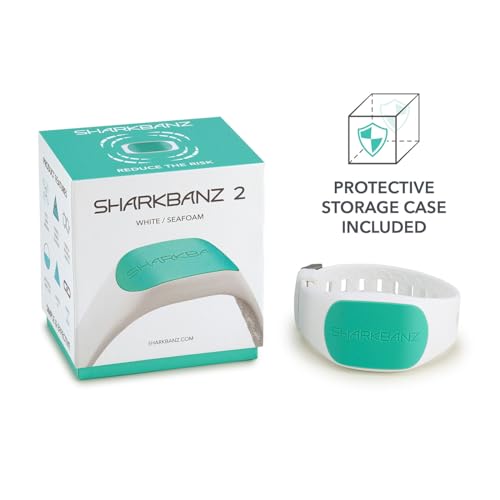 image for SHARKBANZ 2 Magnetic Shark Deterrent Band for Swimming, Surfing, Divin