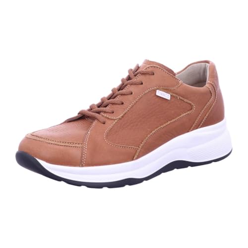 Finn Comfort Barbuda Women's Dressy Casual Flat Sandals, Black, White