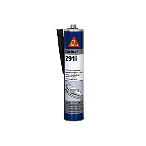 Lot de 6 colles mastic marine SIKA Sikaflex 291i - Noir - 300ml