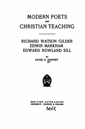 Modern poets and Christian teaching. Richard Wa... 1522770801 Book Cover