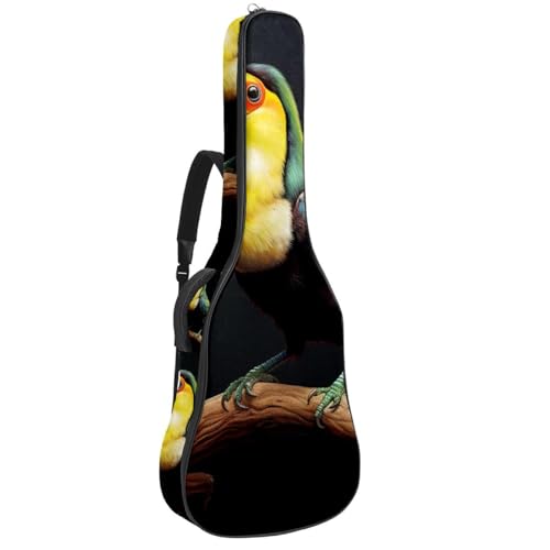Sac pour guitare acoustique 101,6 cm étanche motif toucan multicolore