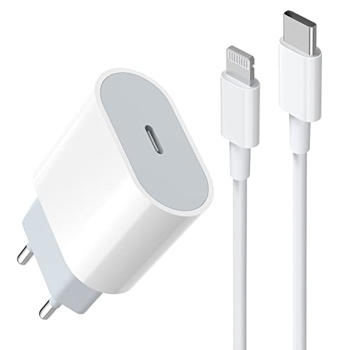 20W Cargador Carga Rapida para iPhone 11 Pro, 11 Pro MAX, iPhone 12 Pro, 12 Pro MAX 5g, 12 Mini, iPhone 13 Pro, 13 Pro MAX 5g, 13 Mini, iPhone X, iPhone SE, Rapido iPhone Tipo C Fast Charging Cover