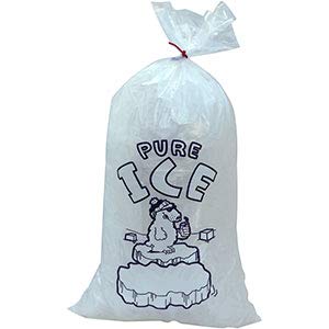 International Plastics PB-ICE-10AWT-S 10 lbs Polar Bear Icebags with Twist Tie - Case of 500