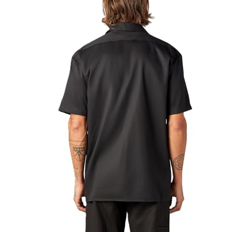Dickies Mens Flex Relaxed Fit Short Sleeve Work Shirt