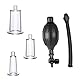 BDSM Nippelsauger Nippel Sucker Set,Brustpumpe Vakuumpumpe mit 3 Starke Nippel Pump,Extrem Saugkraft Sex Bruststimulation Brust Vergrößerung,Sexspielzeug Extreme für Frauen Paare (A)